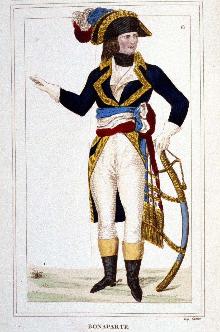 Portrait du général Napoléon Bonaparte (1769 - 1821) en uniforme - Unknown artist