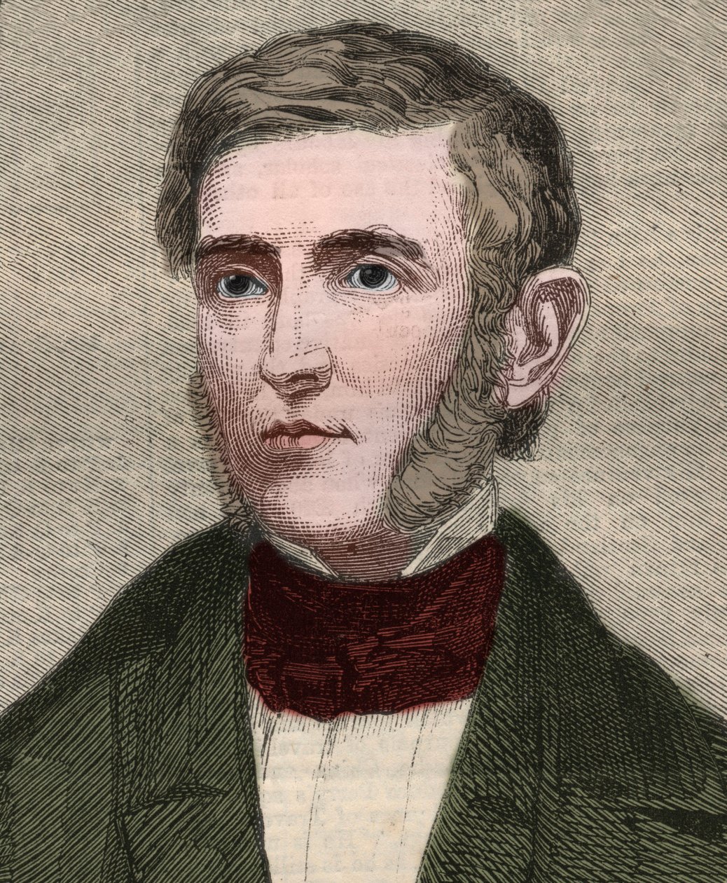 Portrait de George Bancroft (1800-1891), historien et homme politique américain. Gravure dans « The Illustrated London News » du 23 janvier 1858. - Unknown artist