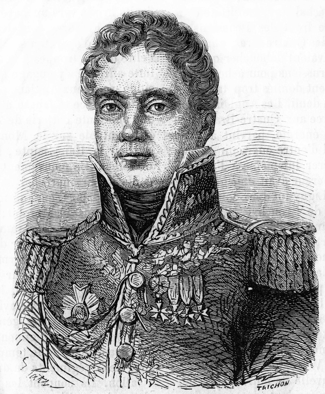 Portrait de Georges Mouton, Comte de Lobau (1770-1838), maréchal de France. - Unknown artist
