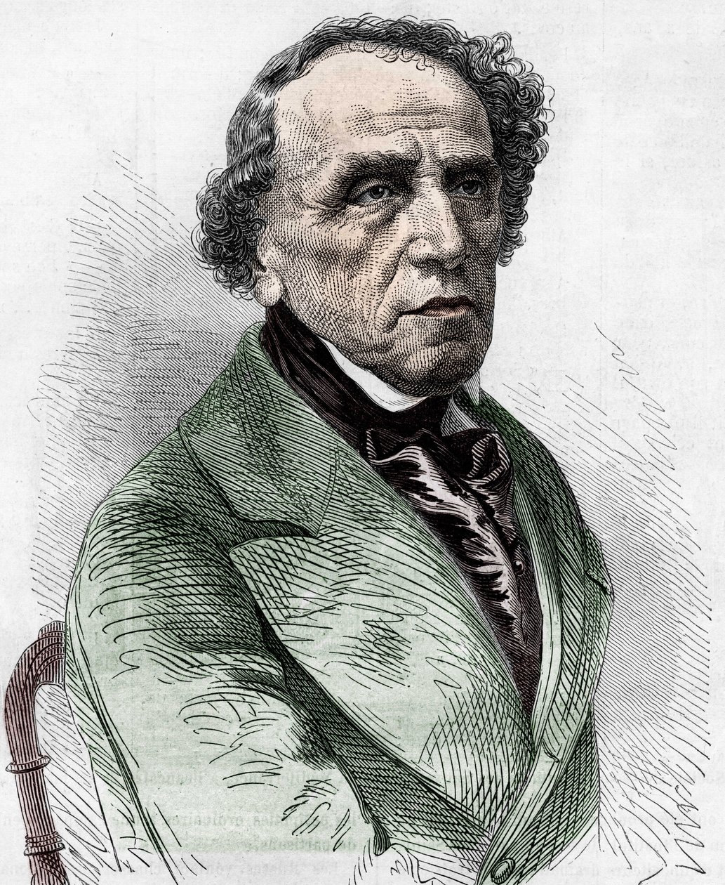 Portrait de Giacomo Meyerbeer (1791-1864), compositeur allemand - Unknown artist