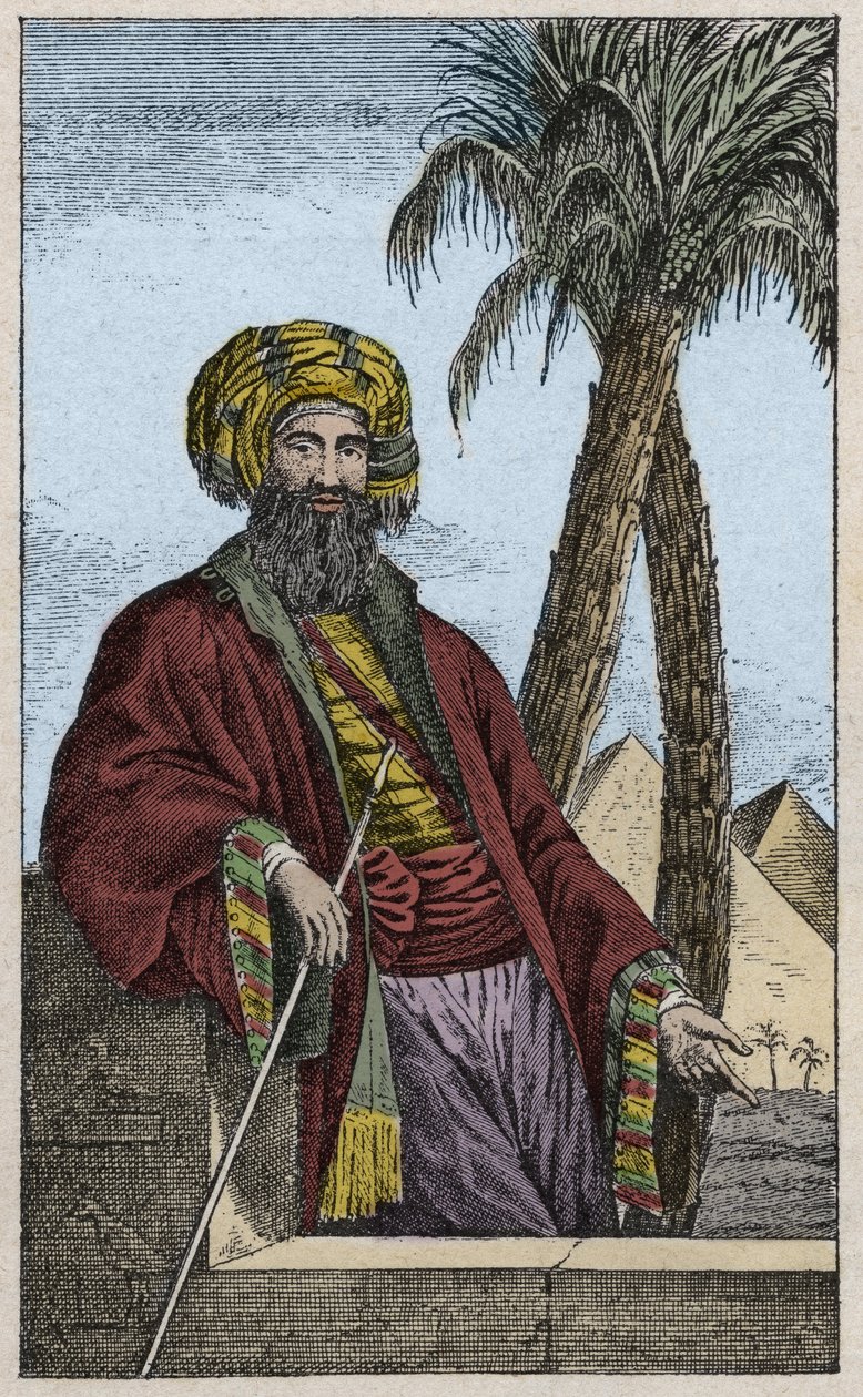 Portrait de Giovanni Battista (Gianbattista) Belzoni (1778-1823), explorateur et archéologue italien, qui a fait d