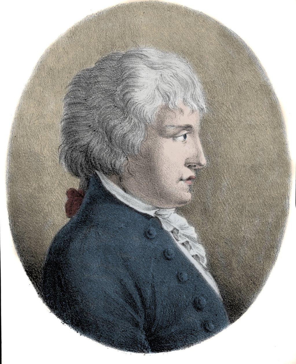Portrait de Giovanni Battista Pergolesi (Jean Baptiste Pergolese, Jean-Baptiste) (1710-1736), compositeur italien (Gravure du 19e siècle) - Unknown artist