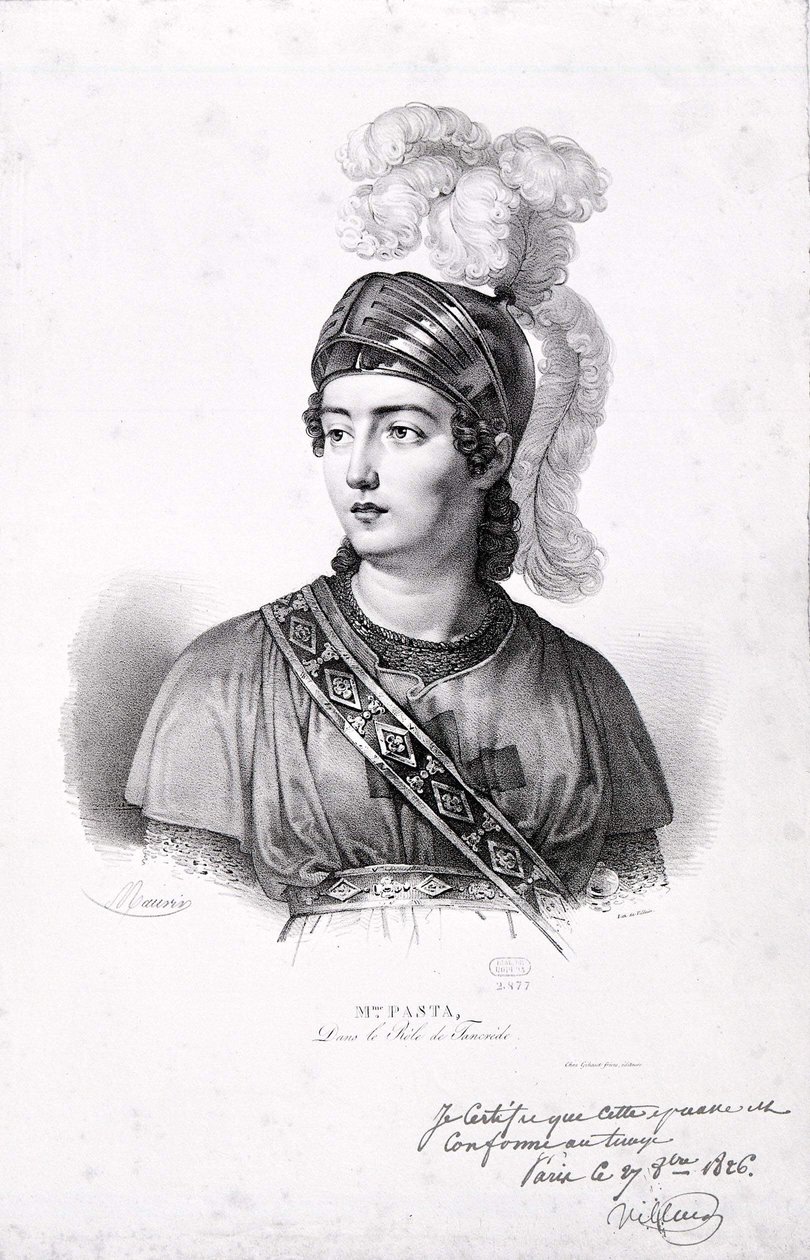 Portrait de Giuditta Pasta (1797-1865) - Unknown artist