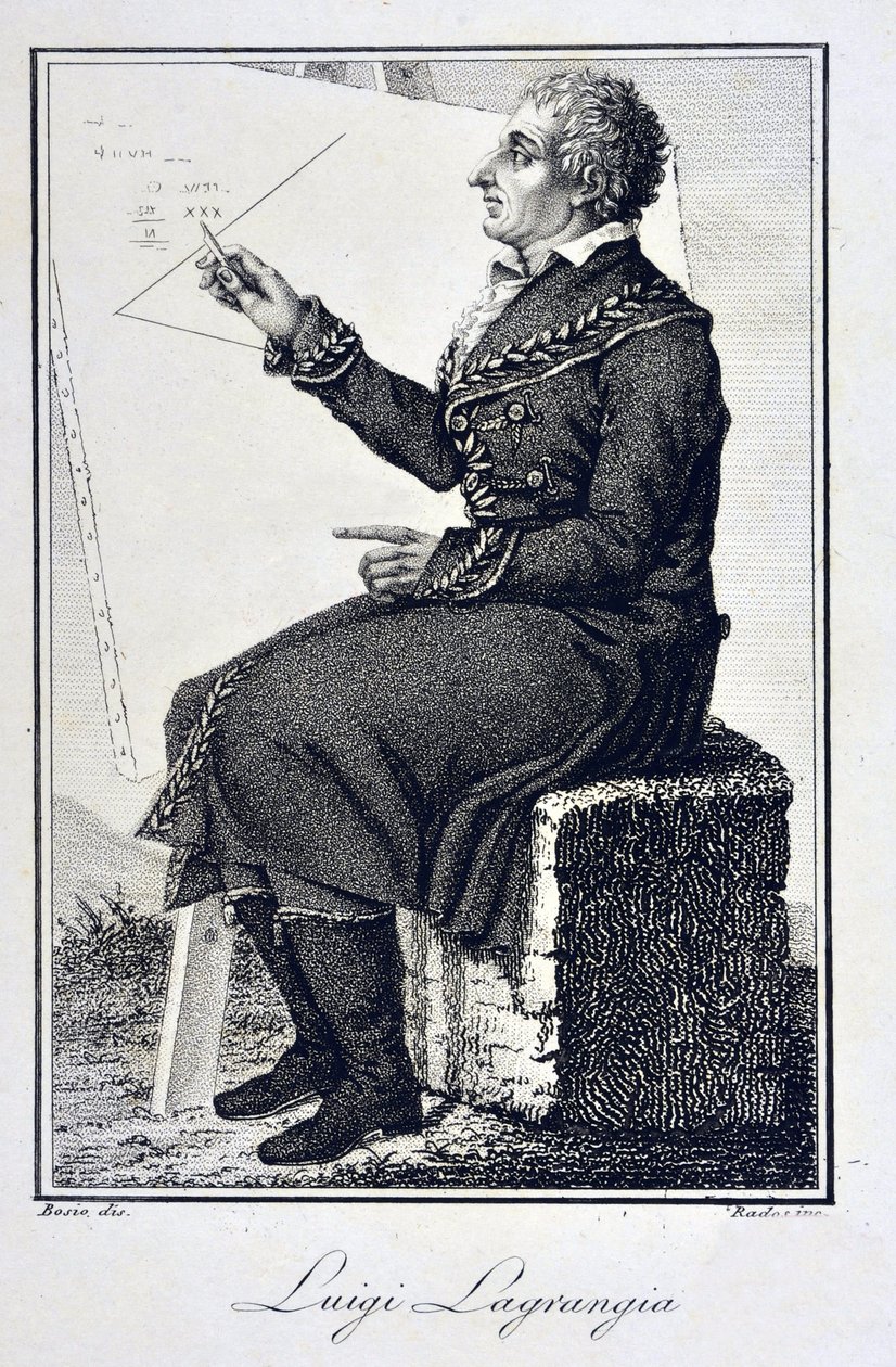 Portrait de Joseph Louis, comte de Lagrange (1736-1813), mathématicien français - Unknown artist