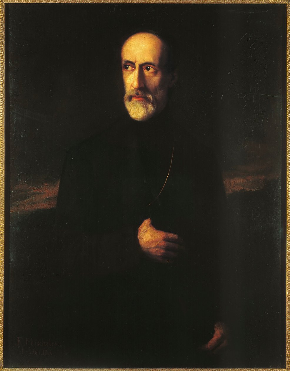 Portrait de Giuseppe Mazzini (huile sur toile) - Unknown Artist