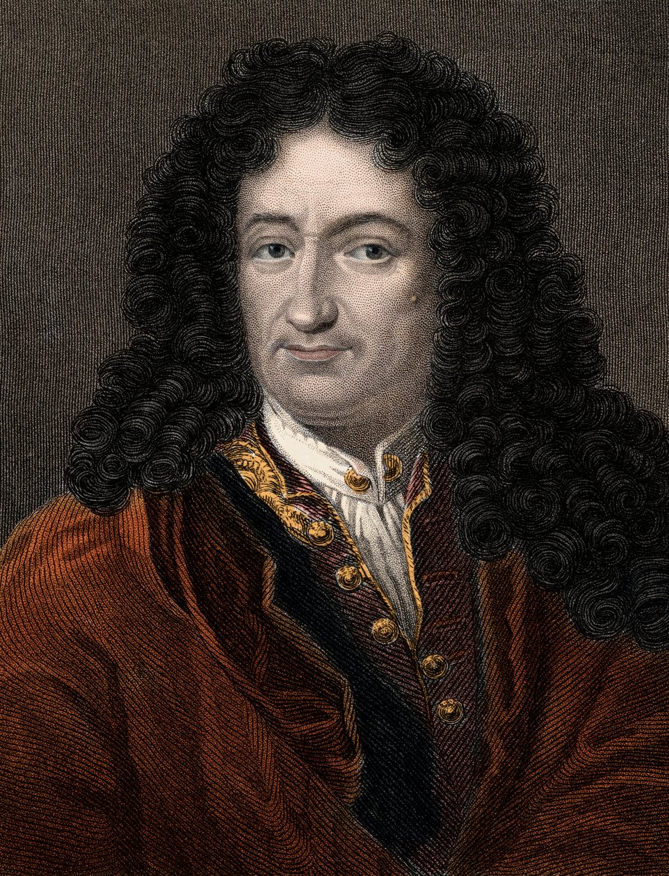 Portrait de Gottfried Wilhelm Leibniz (1646-1716) philosophe et mathématicien allemand - Unknown artist