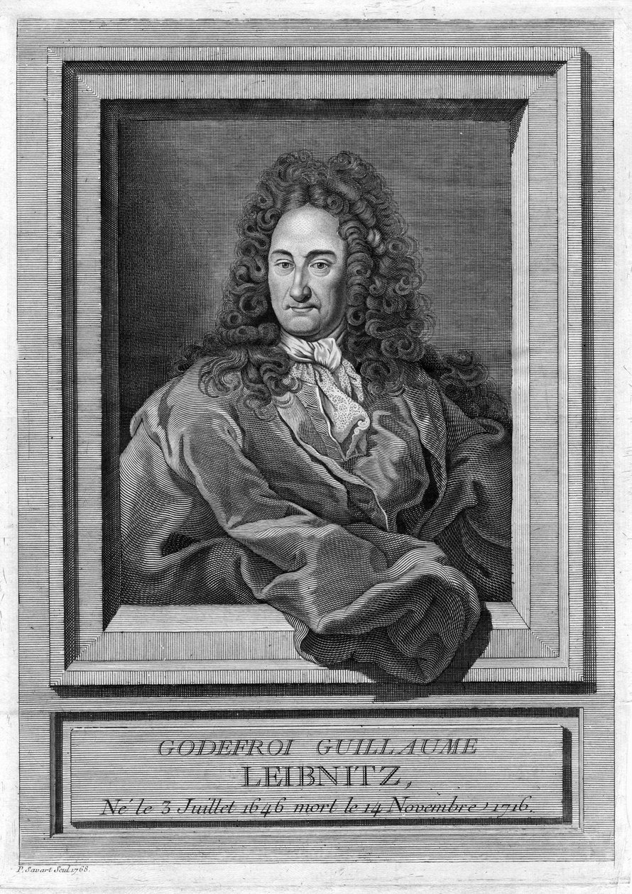 Portrait de Gottfried Wilhelm Leibniz (1646 - 1716) - Unknown artist