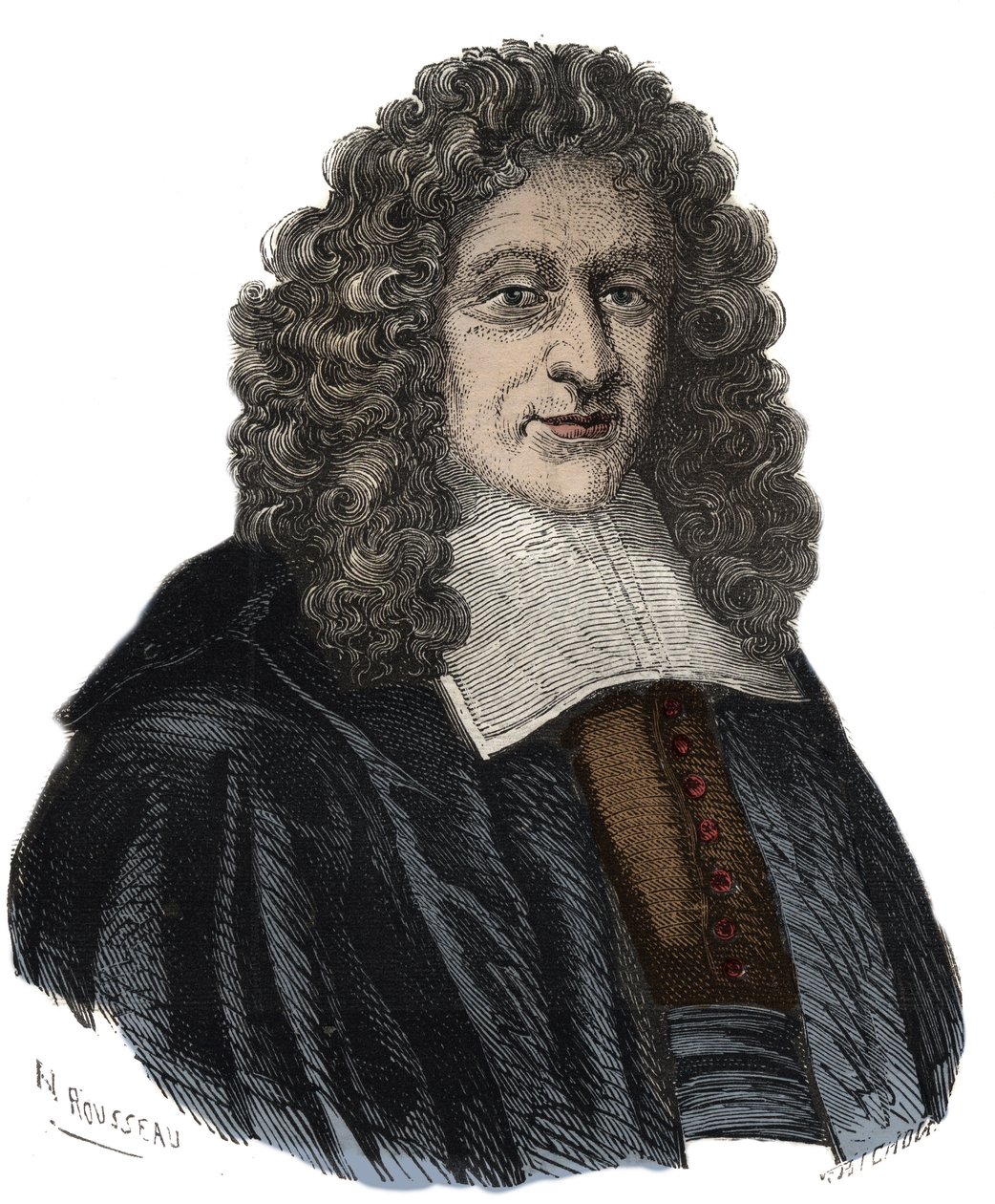 Portrait de Guillaume Amfrye, Abbé de Chaulieu (1639-1720) poète libertin français - Unknown artist