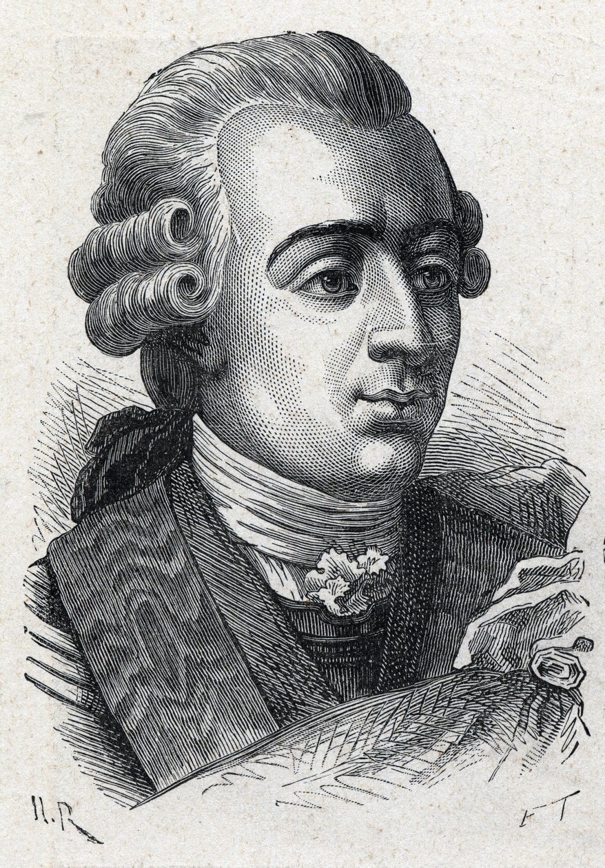 Portrait de Gustave III de Suède (Gustav III) - Unknown artist
