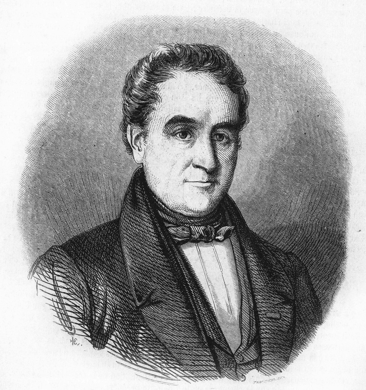 Portrait de Hendrik Tollens (1780-1856). Poète néerlandais - Unknown artist