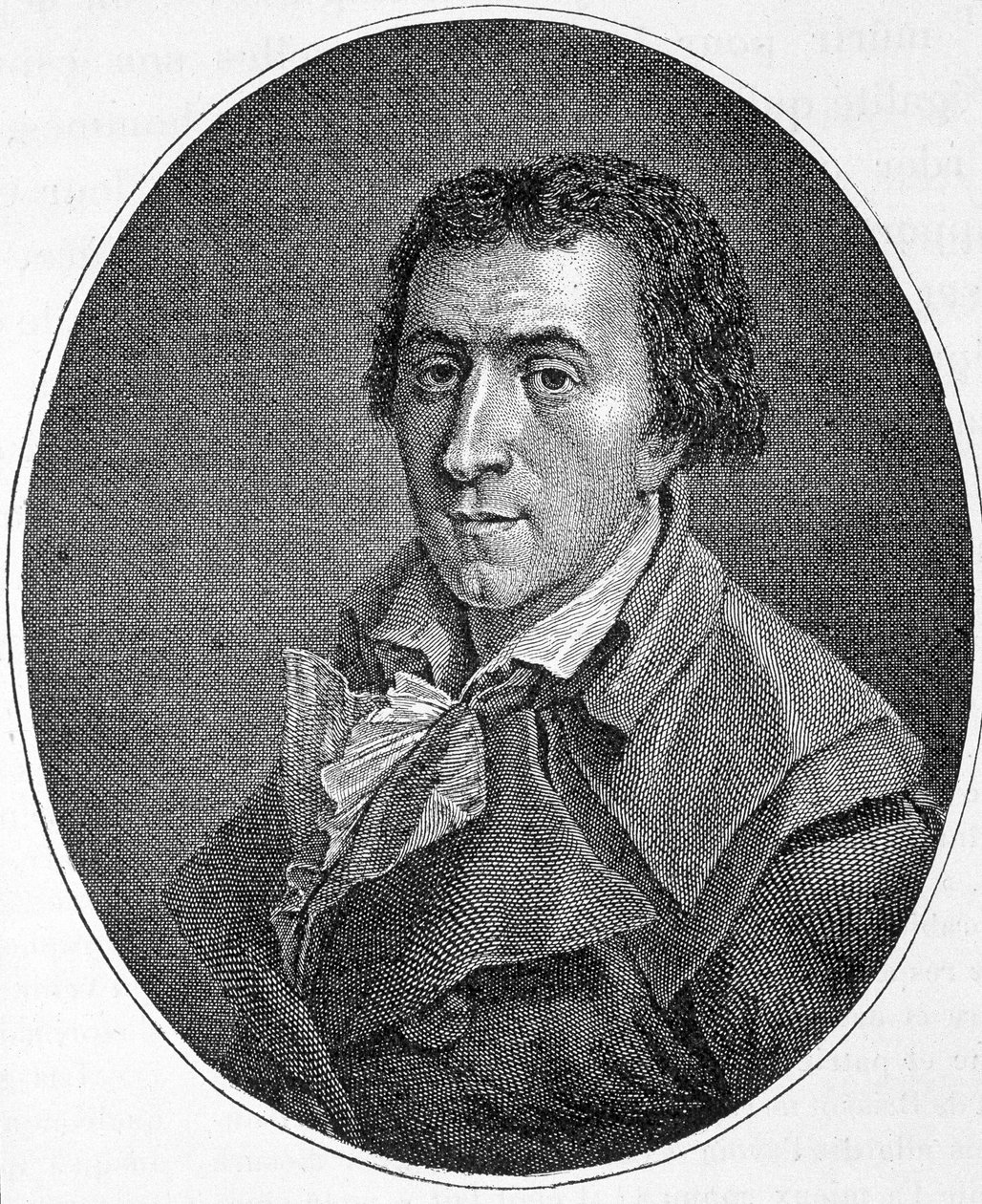 Portrait de Jacques Pierre Brissot dit Brissot de Warville (1754-1793), journaliste et homme politique français. Il a fondé la Société des Amis des Noirs, partisan de l