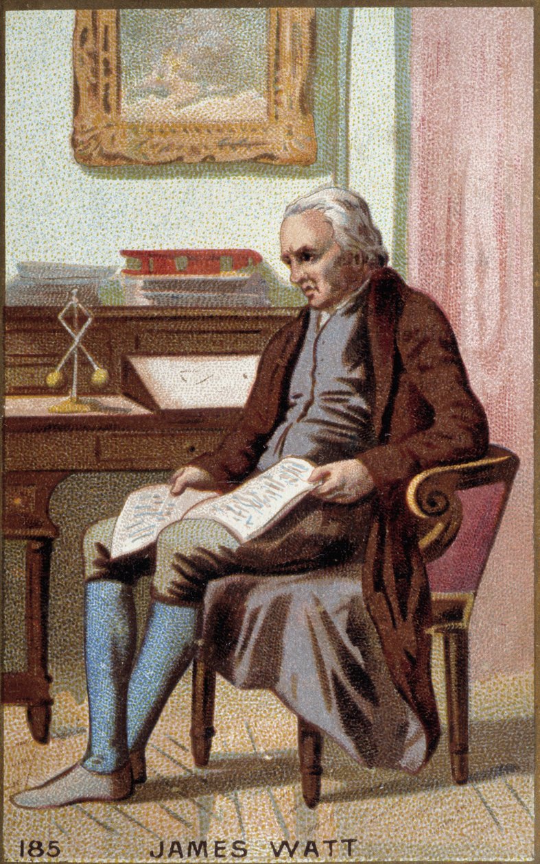 Portrait de James Watt (1736-1819), ingénieur britannique - Unknown artist
