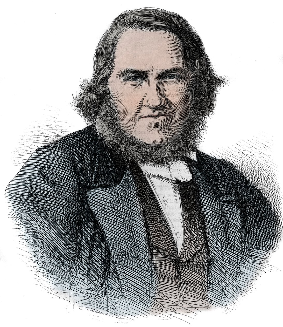Portrait de James Young Simpson (1811-1870), obstétricien écossais - Unknown artist