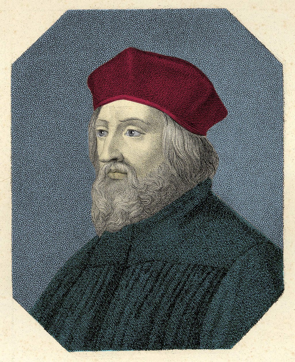 Portrait de Jan Hus (ou Jean Huss) - Unknown artist