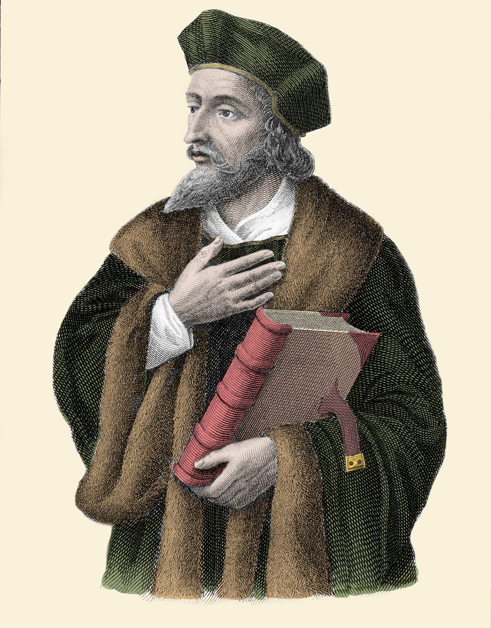 Portrait de Jan Hus (ou Jean Huss) - Unknown artist