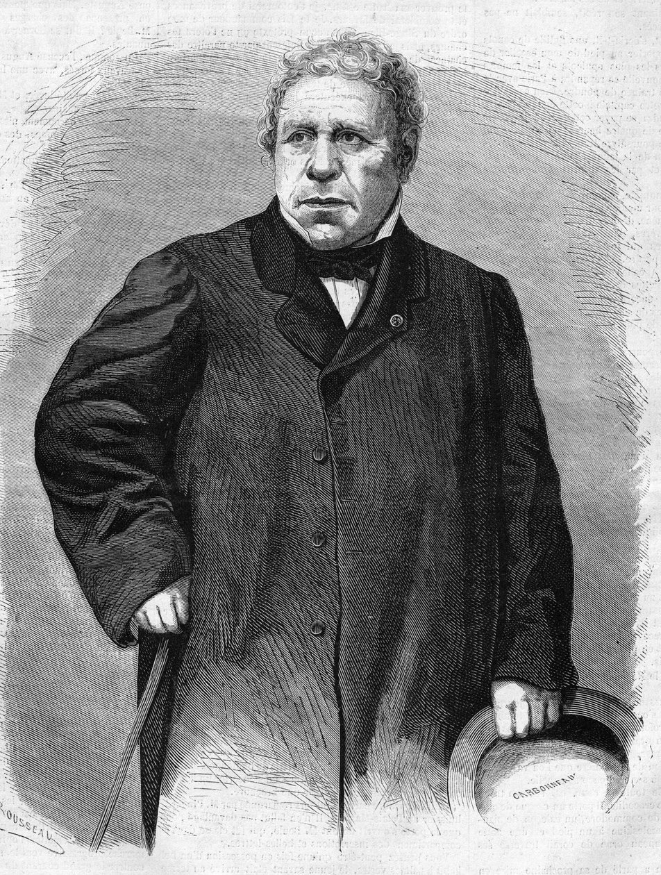 Portrait de Jean Auguste Dominique Ingres (1780-1867). Peintre français - Unknown artist