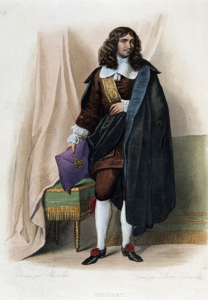 Portrait de Jean Baptiste (Jean-Baptiste) Colbert (1619-1683), homme d
