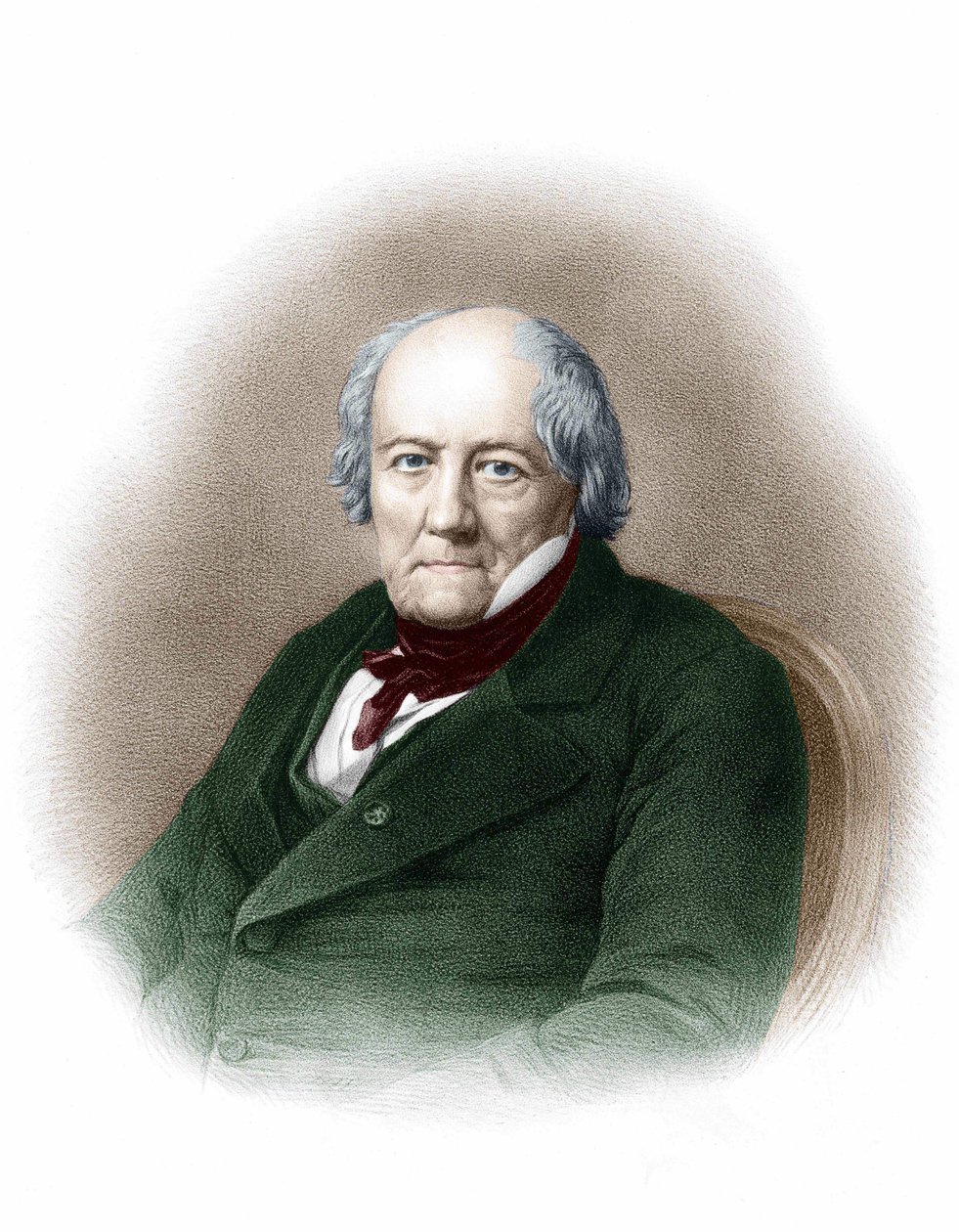 Portrait de Jean Baptiste Biot (1744 - 1862), chimiste français. - Unknown artist
