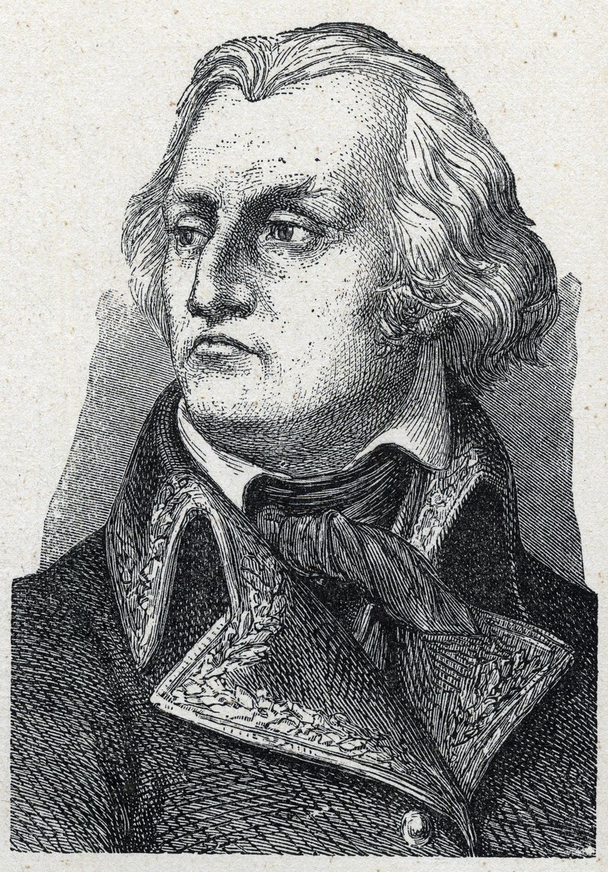Portrait de Jean François Berruyer (1737-1804) général français de la Révolution française. - Unknown artist