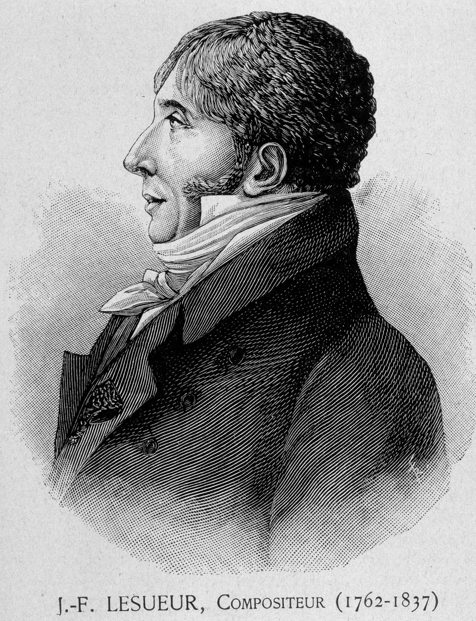 Portrait de Jean François Lesueur (1762 - 1837), compositeur français - Unknown artist