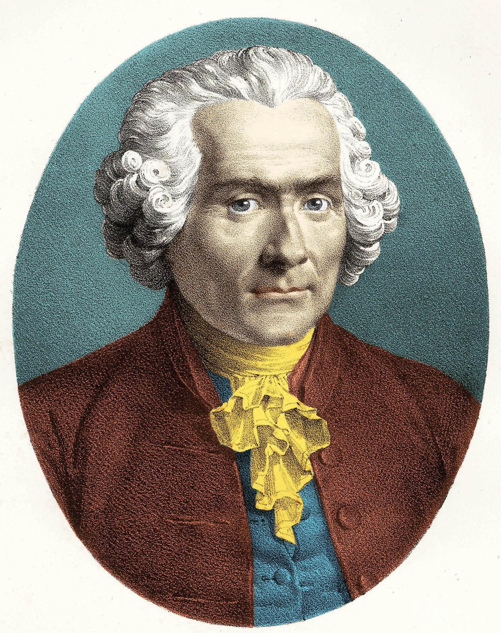 Portrait de Jean-Jacques Rousseau (1712-1778). - Unknown artist