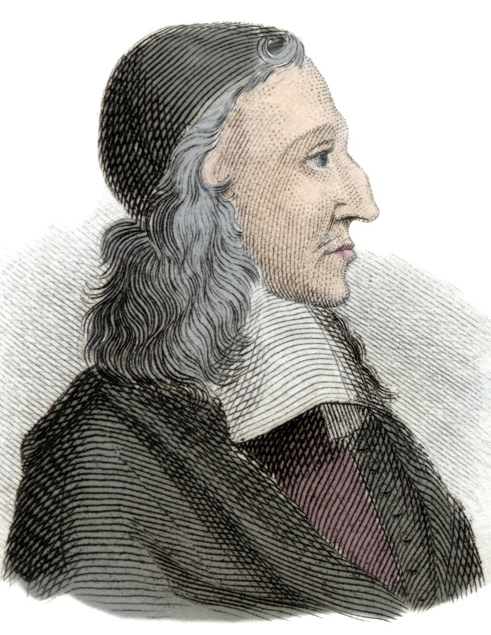 Portrait de Johan de Witt (Jean de Witt) (1625-1672) homme politique, économiste et mathématicien néerlandais Gravure du 19ème siècle. - Unknown artist