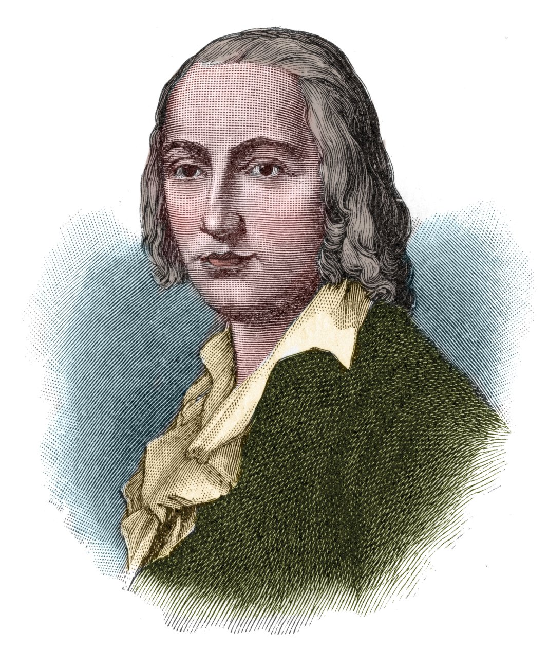 Portrait de Johann Christian Friedrich Hölderlin (1770-1843), poète et penseur romantique allemand - Unknown artist