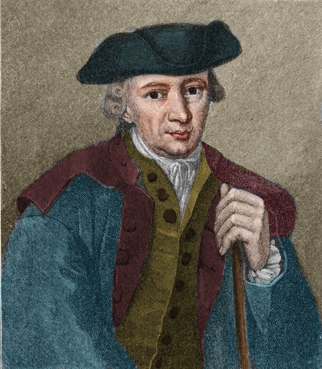 Portrait de Johann Georg Hamann (1730-1788), philosophe et écrivain allemand. - Unknown artist