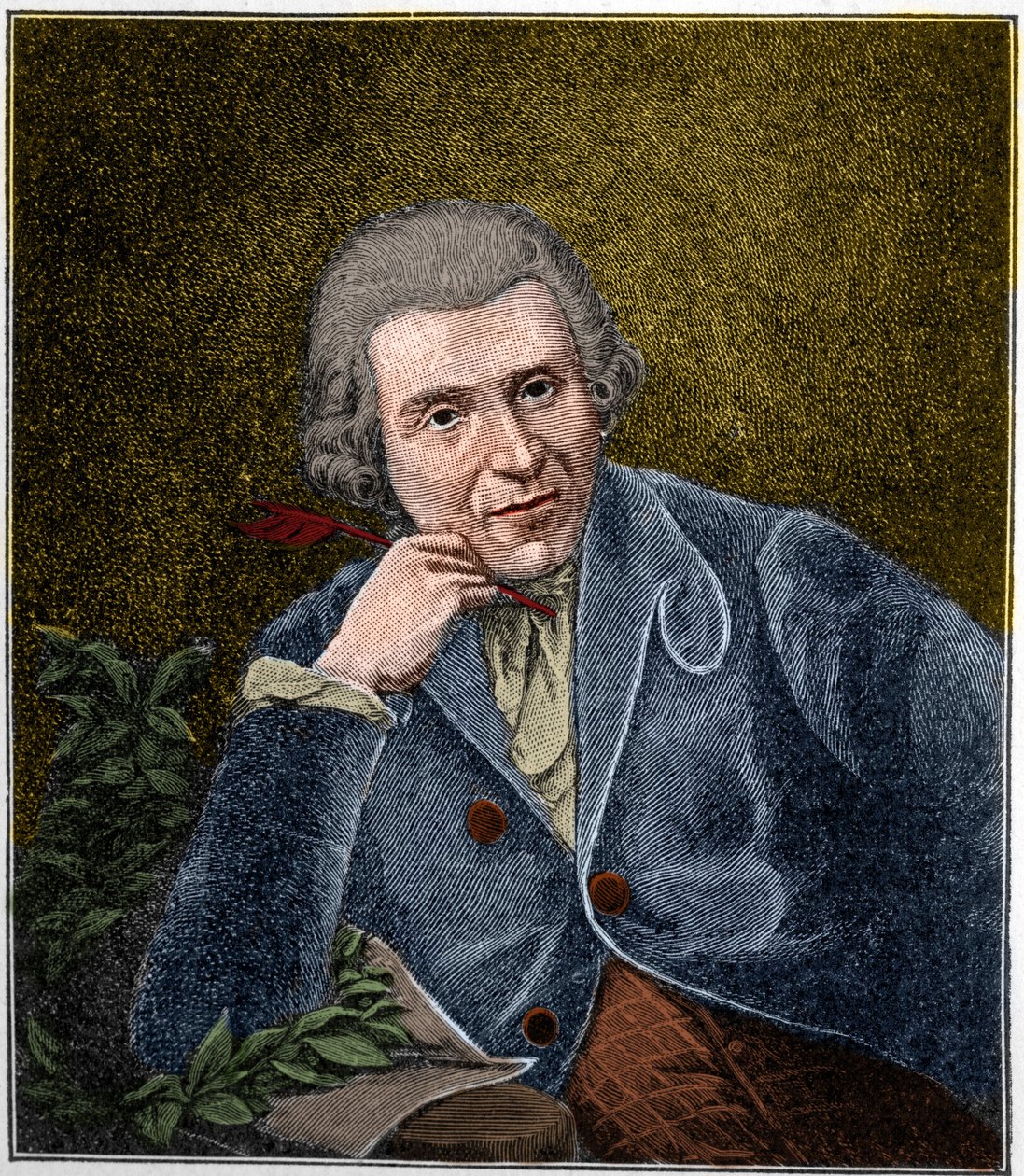 Portrait de Johann Wilhelm Ludwig Gleim (1719-1803), poète allemand - Unknown artist