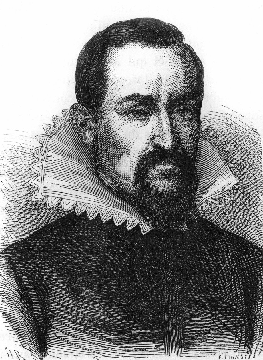 Portrait de Johannes Kepler (Keppler), astronome (1571-1630) - Unknown artist