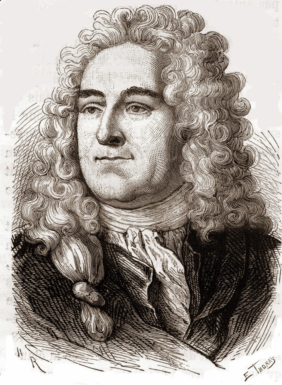 Portrait de John Law (1671 - 1729), financier écossais qui a causé la faillite en 1720 (Événement de la rue Quincampoix) - Unknown artist