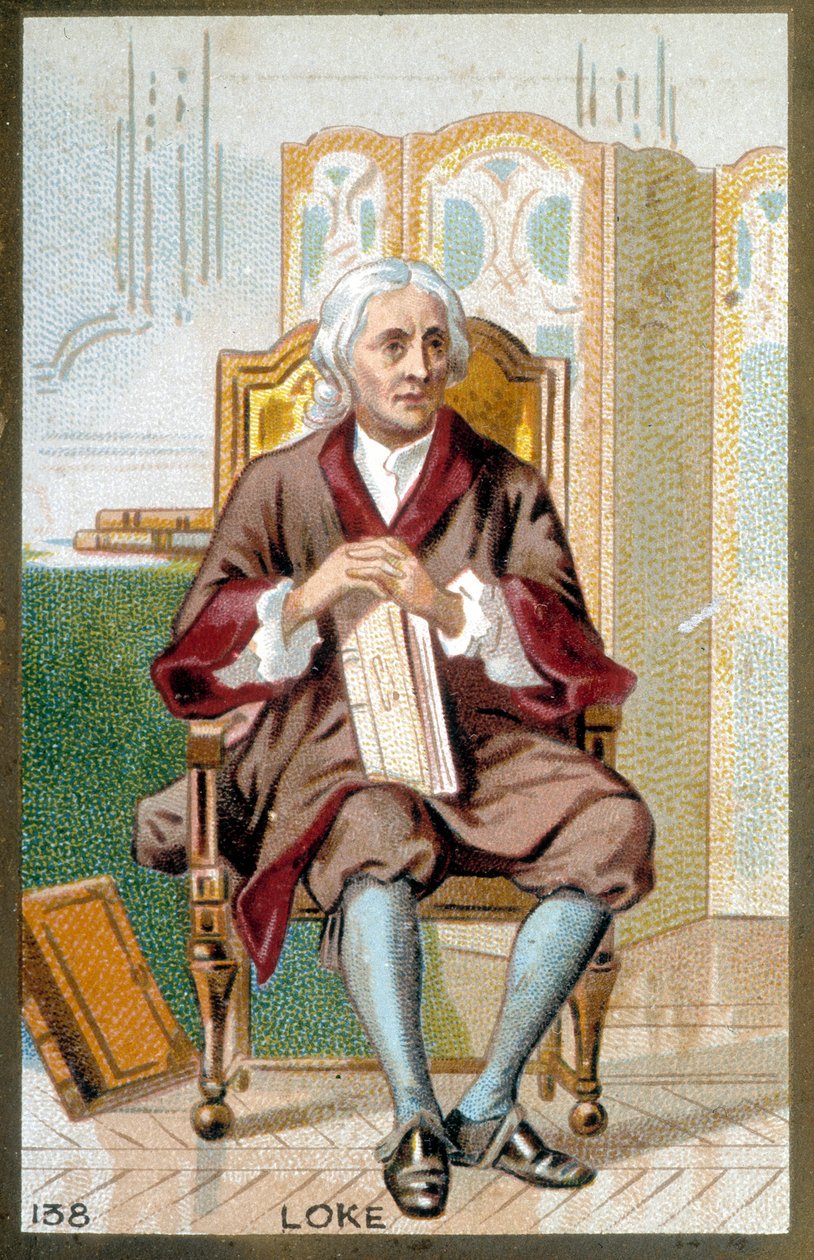 Portrait de John Locke, philosophe anglais - Unknown artist