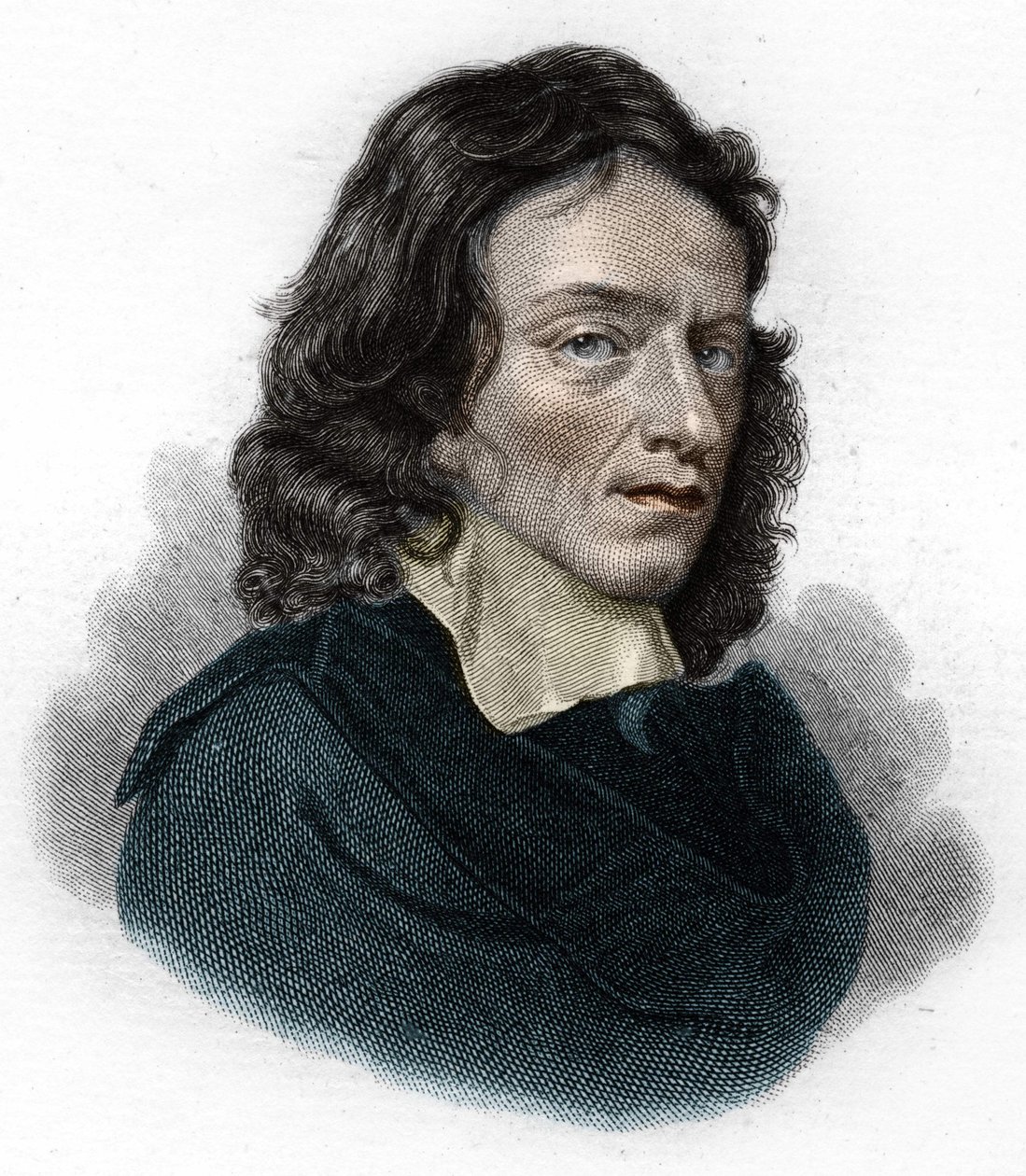 Portrait de John Milton, poète et essayiste anglais (1608 - 1674) - Unknown artist