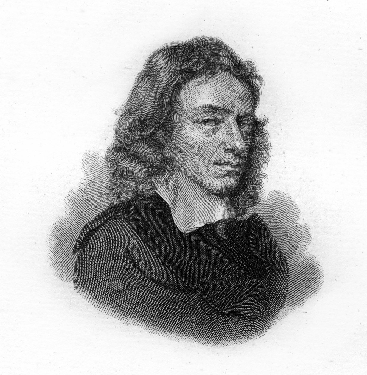 Portrait de John Milton, poète et essayiste anglais (1608 - 1674) - Unknown artist