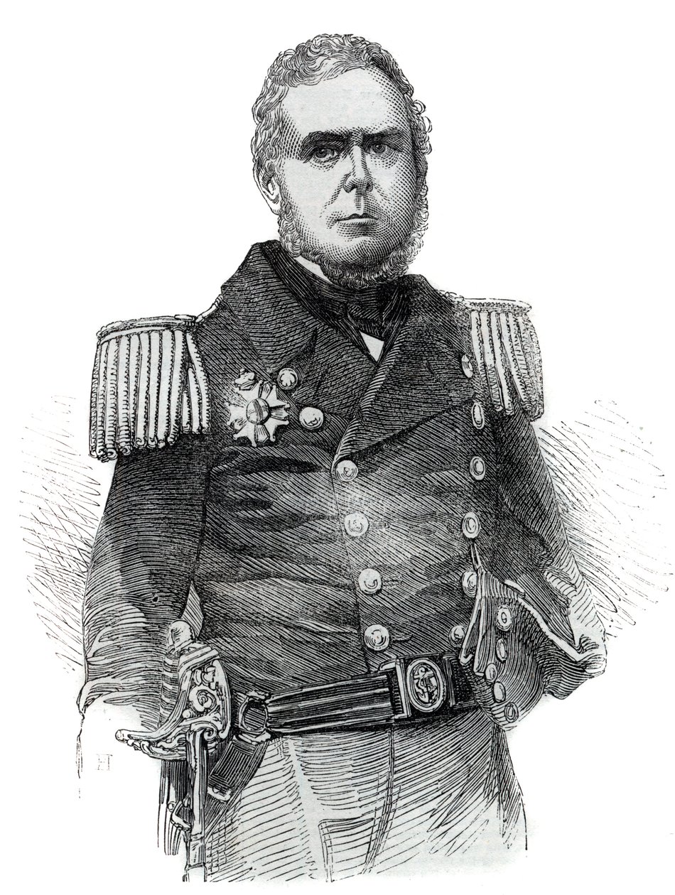 Portrait de John Pascoe Grenfell (1800-1869) officier de marine et diplomate de l