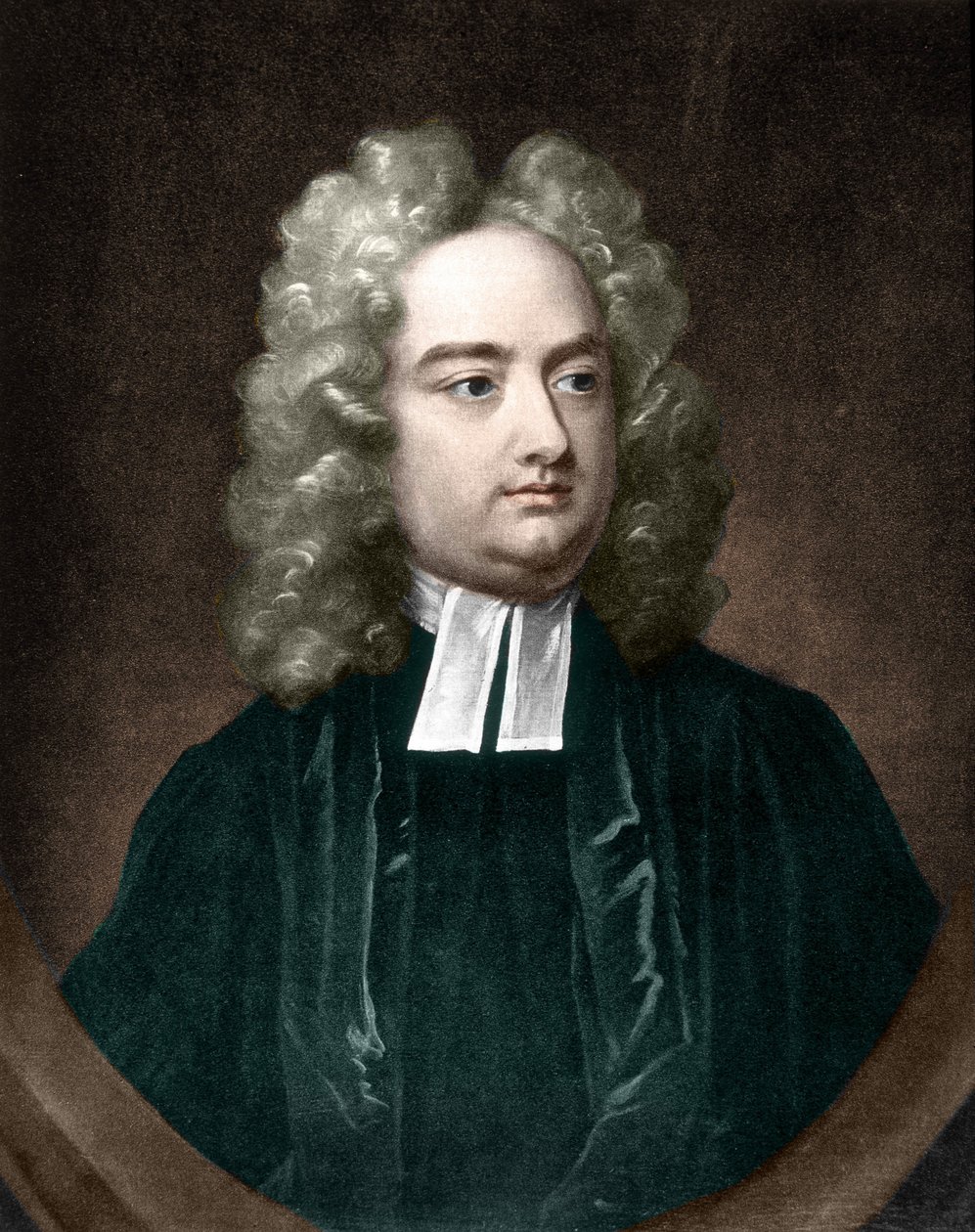 Portrait de Jonathan Swift, écrivain irlandais (1667-1745) - Unknown artist