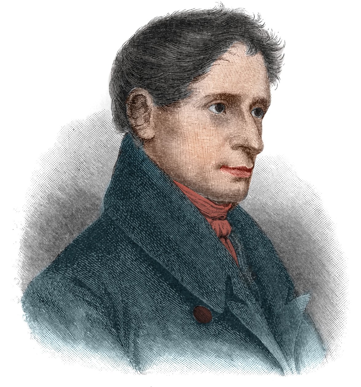 Portrait de Joseph Karl Benedikt von Eichendorff (1788-1857) poète et romancier allemand - Unknown artist