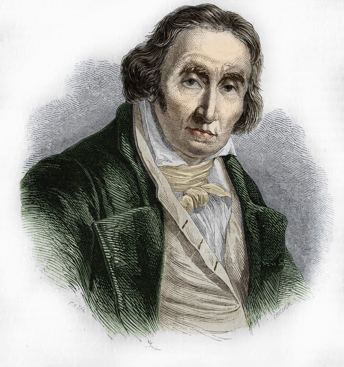 Portrait de Joseph Marie Jacquard (1752-1834), mécanicien français inventeur du métier à tisser - Unknown artist