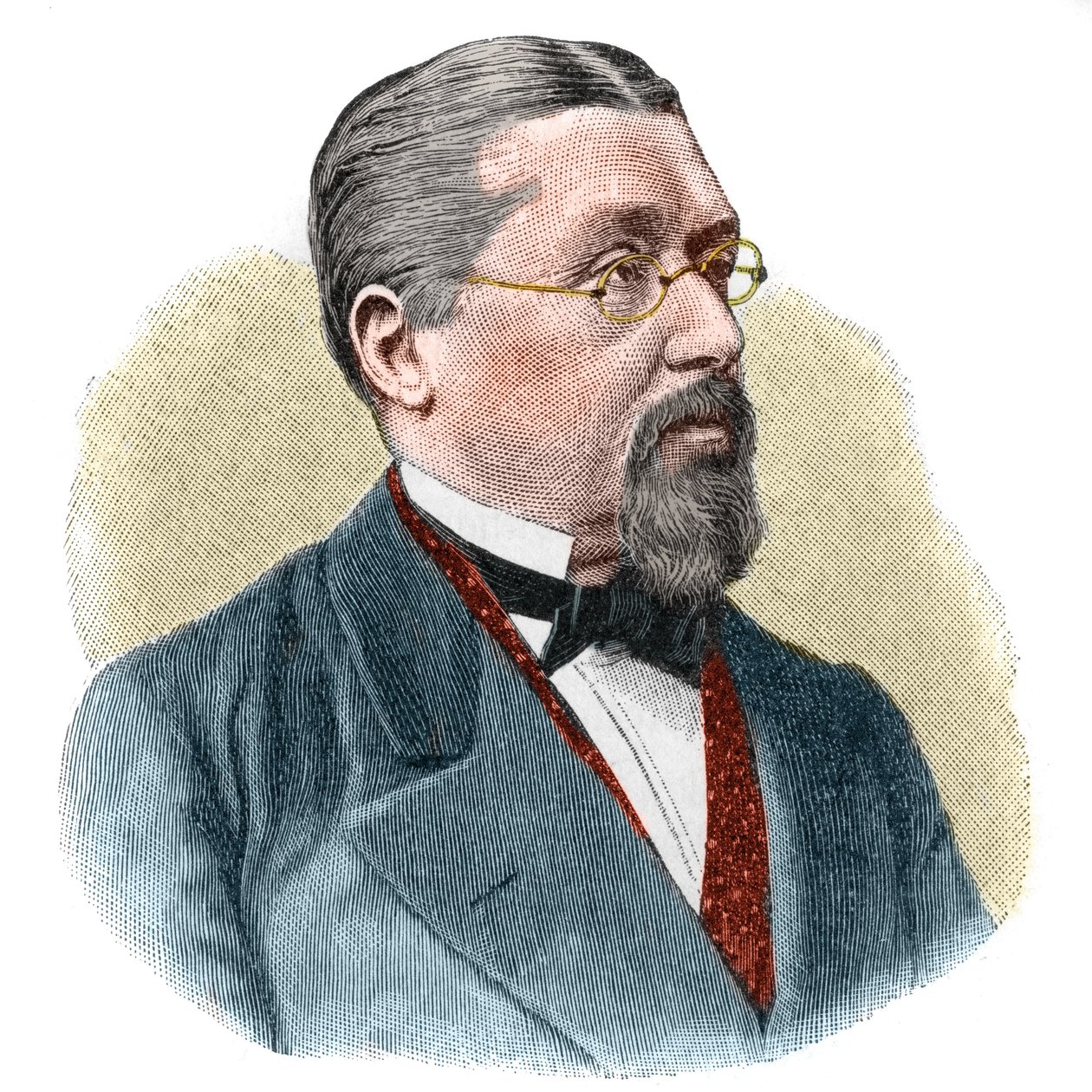 Portrait de Joseph Victor von Scheffel (1826-1886) écrivain et poète allemand. - Unknown artist