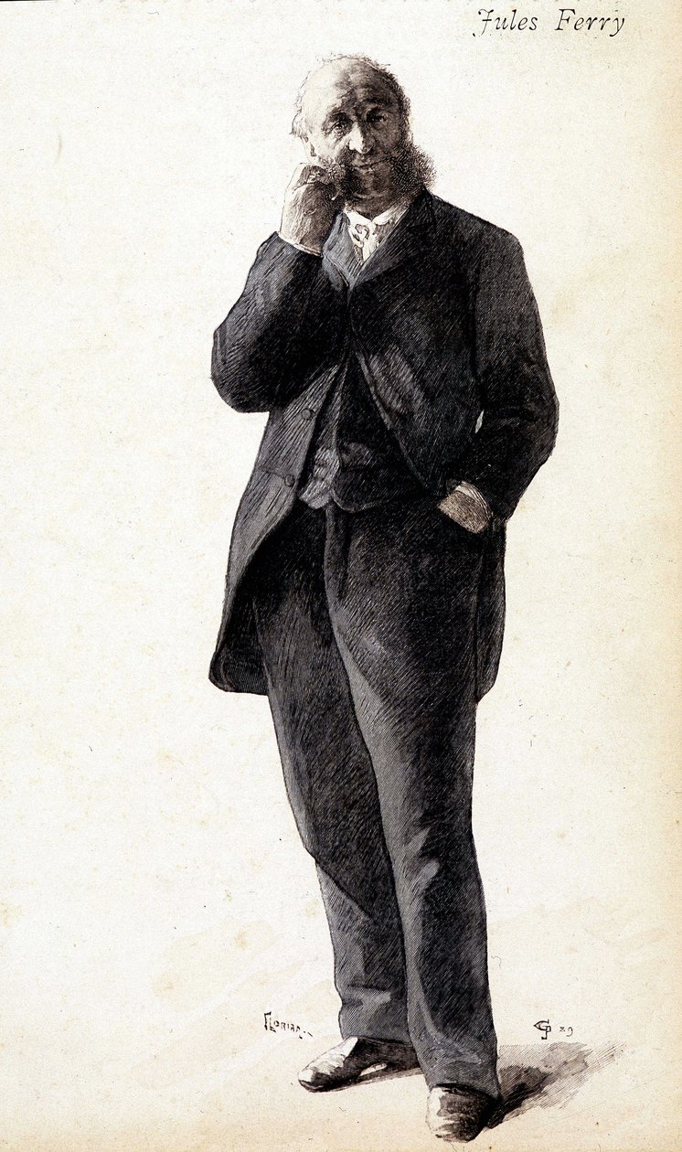 Portrait de Jules Ferry, vers 1880 - Unknown artist
