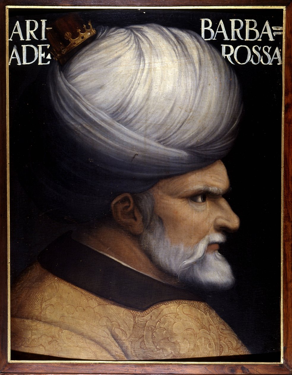 Portrait de Khayr Al-Din Barberousse (1476 -1546), fondateur avec son frère de la Régence d