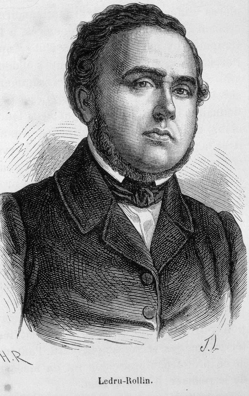 Portrait de Ledru Rollin (Ledru-Rollin), homme politique français (1807 - 1874) - Unknown artist
