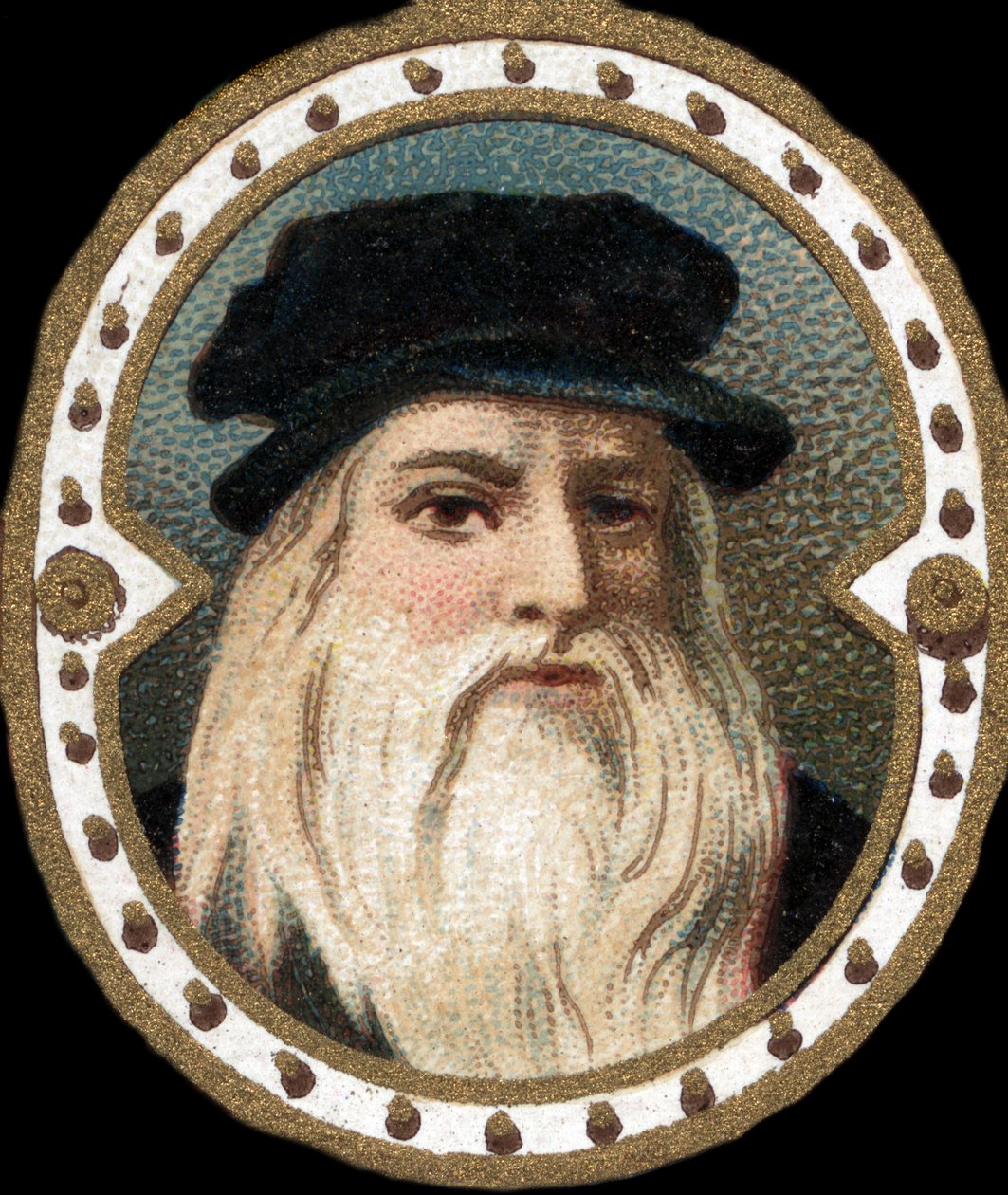 Portrait de Léonard de Vinci (1452 - 1519) - Unknown artist