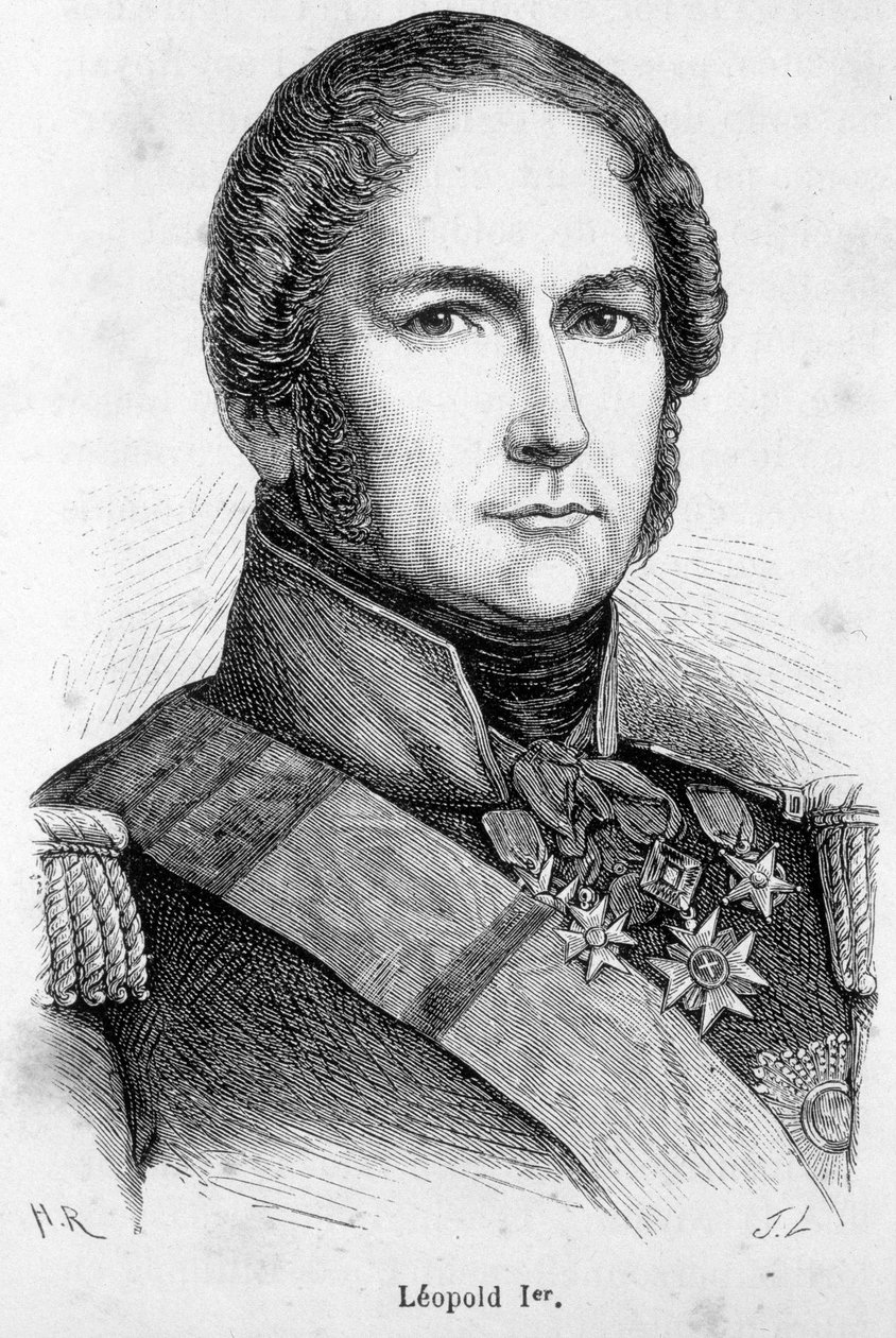 Portrait de Léopold Ier de Saxe-Cobourg-Gotha - Unknown artist