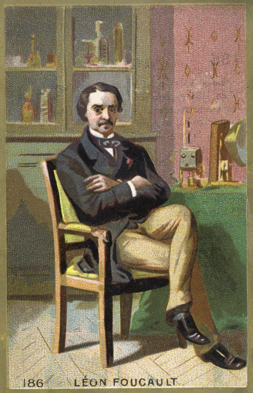 Portrait de Léon Foucault (1819-1868), physicien français - Unknown artist