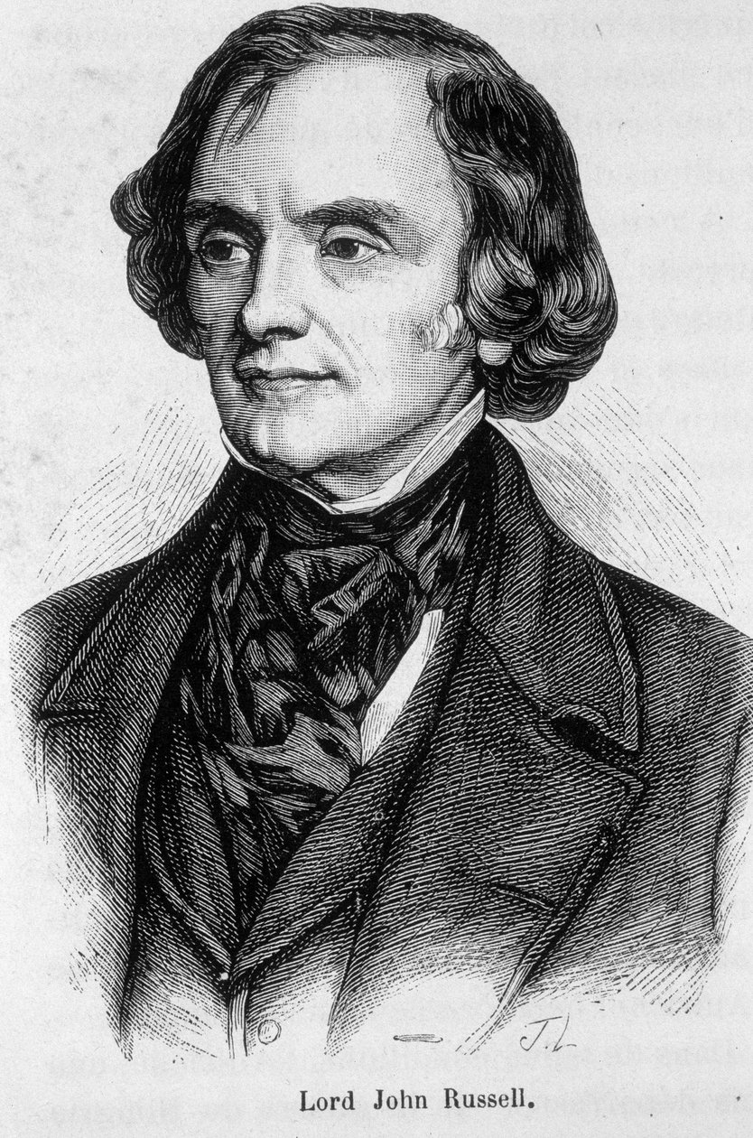 Portrait de Lord John Russel - Unknown artist