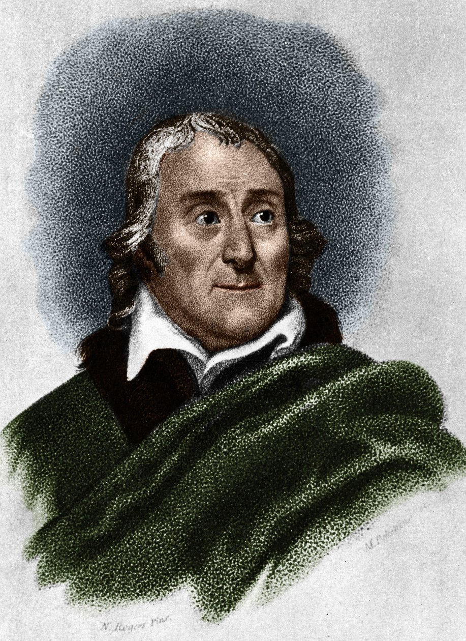 Portrait de Lorenzo da Ponte (1749-1838) librettiste et écrivain italien d