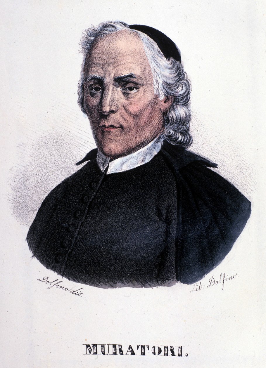 Portrait de Louis Antoine Muratori - Unknown artist