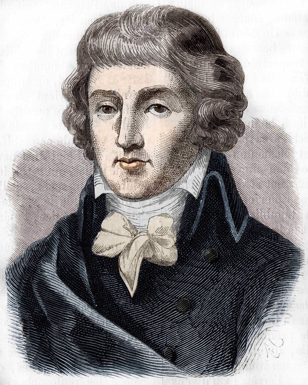 Portrait de Louis Antoine de Saint-Just (1767-1794), homme politique français - Unknown artist