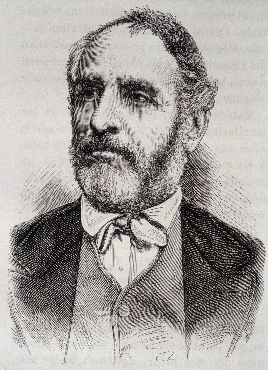 Portrait de Louis Charles Delescluze, journaliste et homme politique français (1809-1871) - Unknown artist